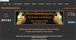 Desktop Screenshot of heuvellandexpress.nl
